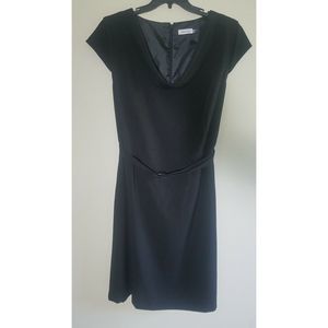 CALVIN KLEIN Women's Black Cocktail Dress - Sz 20W
